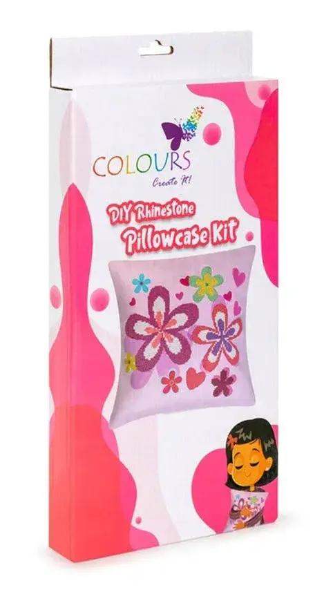 Diamond Art Pillowcase Kit Floral Sparkle For Cozy Nights - ToylandEU