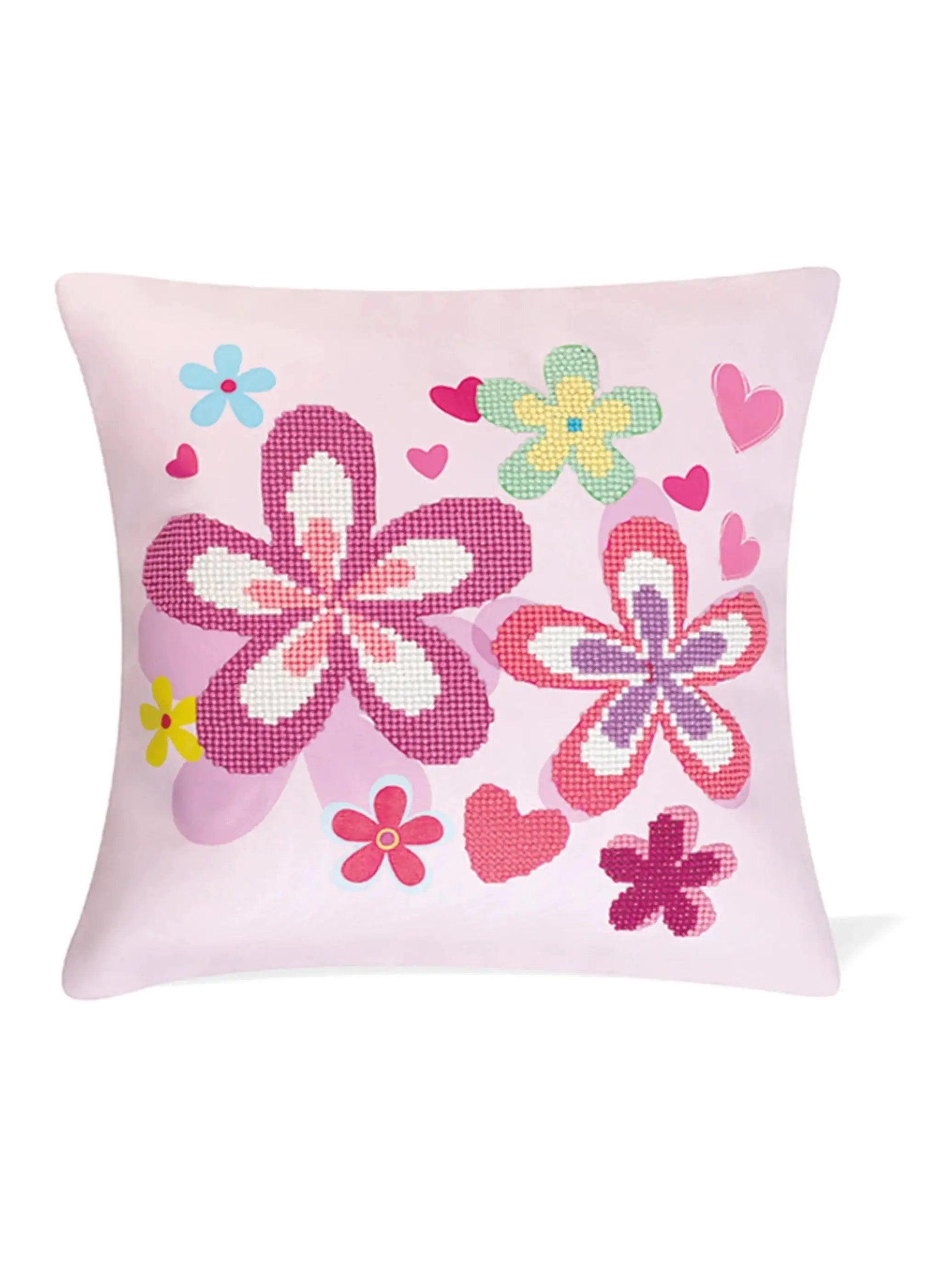  Diamond Art Pillowcase Kit Sparkle Floral Cozy Nights -  ToylandEU™