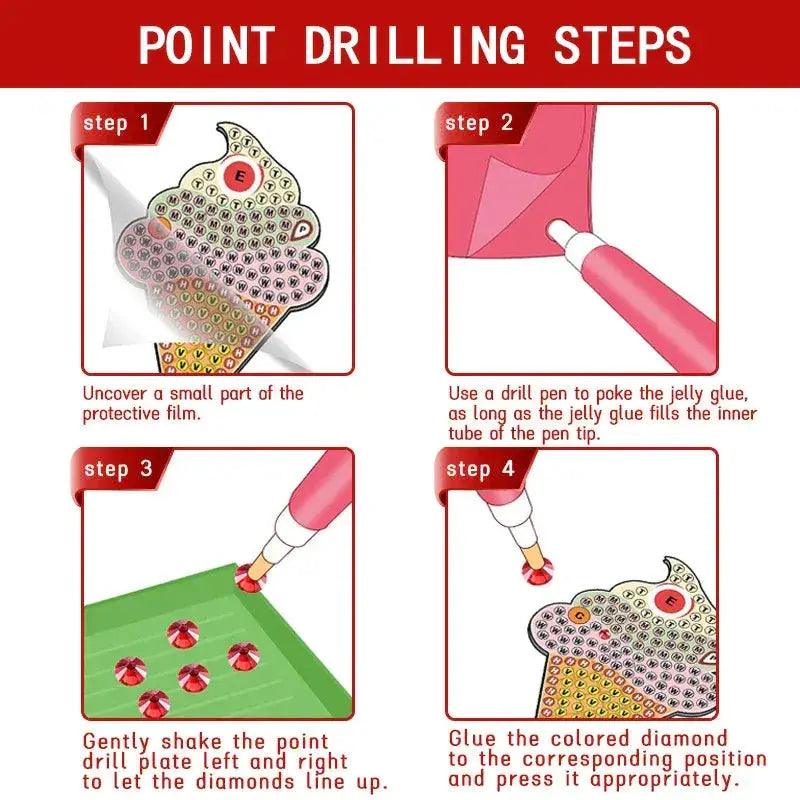  Diamond Painting Keychain Kit For Kids Sparkling Diy -  ToylandEU™
