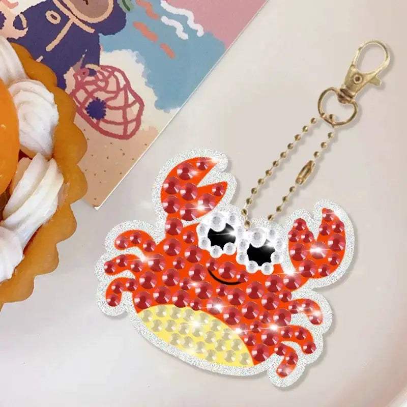 Diamond Painting Kit For Kids Mermaid Keychain Craft Gift - ToylandEU