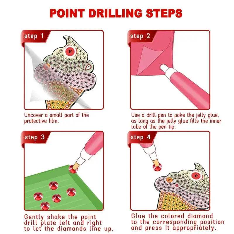 Diamond Painting Kit For Kids Mermaid Keychain Craft Gift - ToylandEU