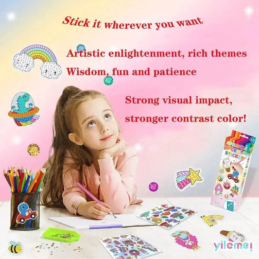  Diamond Painting Kit For Kids Sparkling Art Tools -  ToylandEU™
