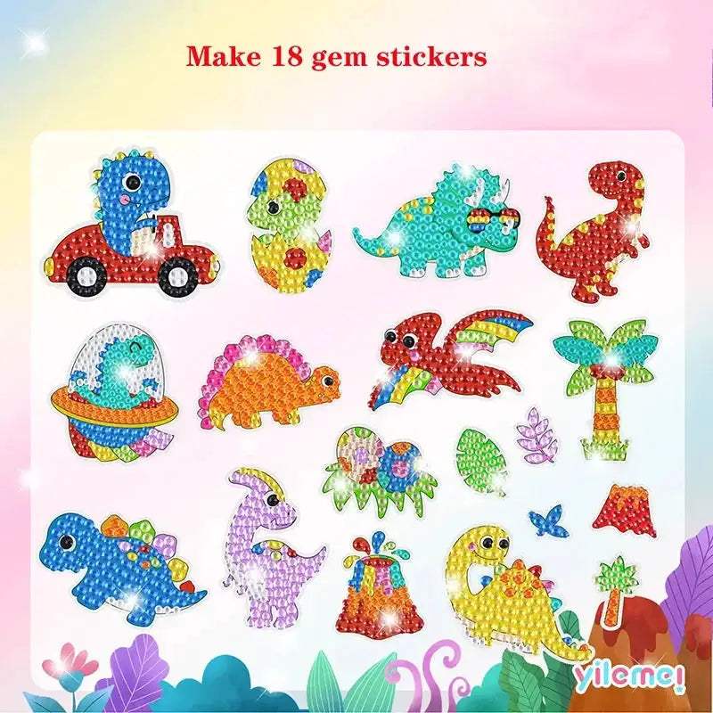 Diamond Painting Kit For Kids Sparkling Creative Art Tools - ToylandEU