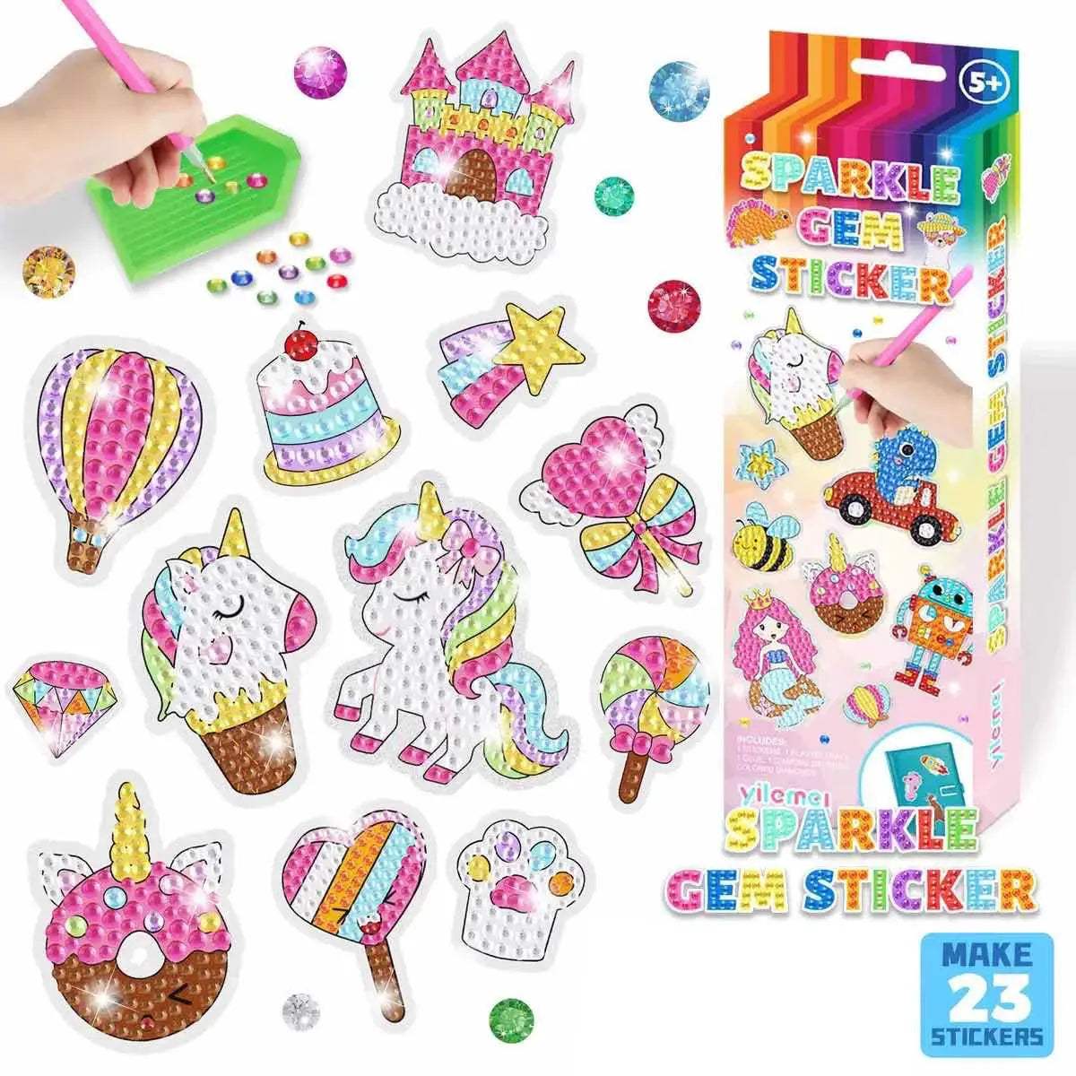 Diamond Painting Kit For Kids Sparkling Creative Art Tools - ToylandEU