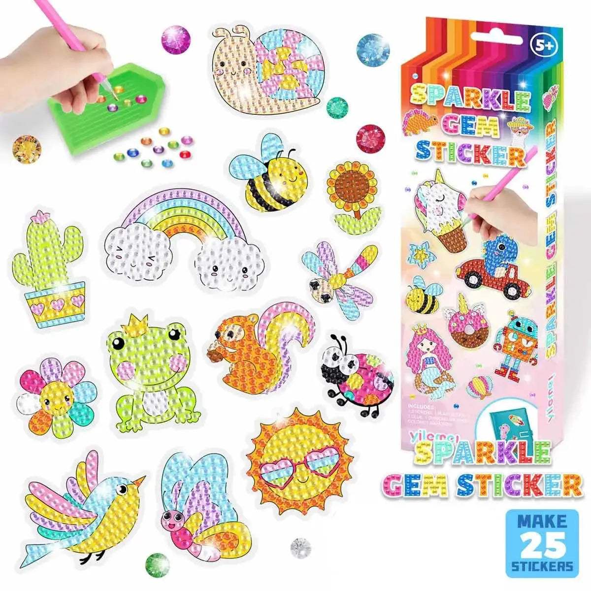 Diamond Painting Kit For Kids Sparkling Creative Art Tools - ToylandEU