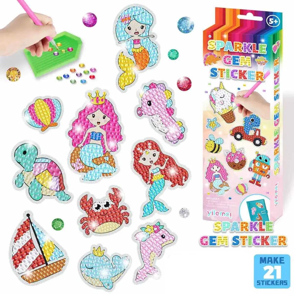 Diamond Painting Kit For Kids Sparkling Creative Art Tools - ToylandEU