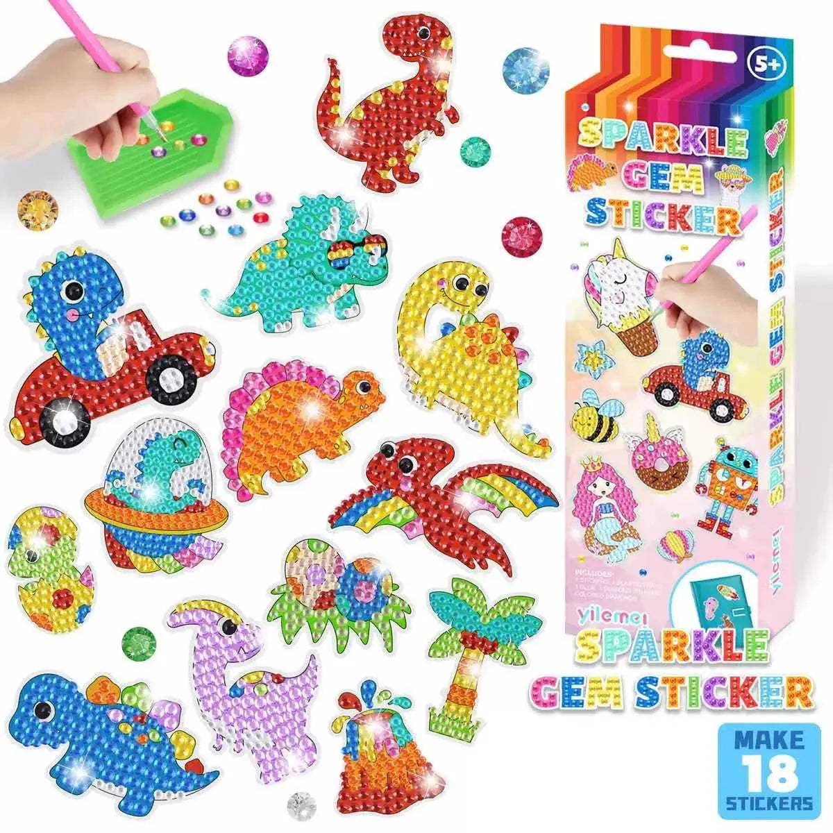 Diamond Painting Kit For Kids Sparkling Creative Art Tools - ToylandEU