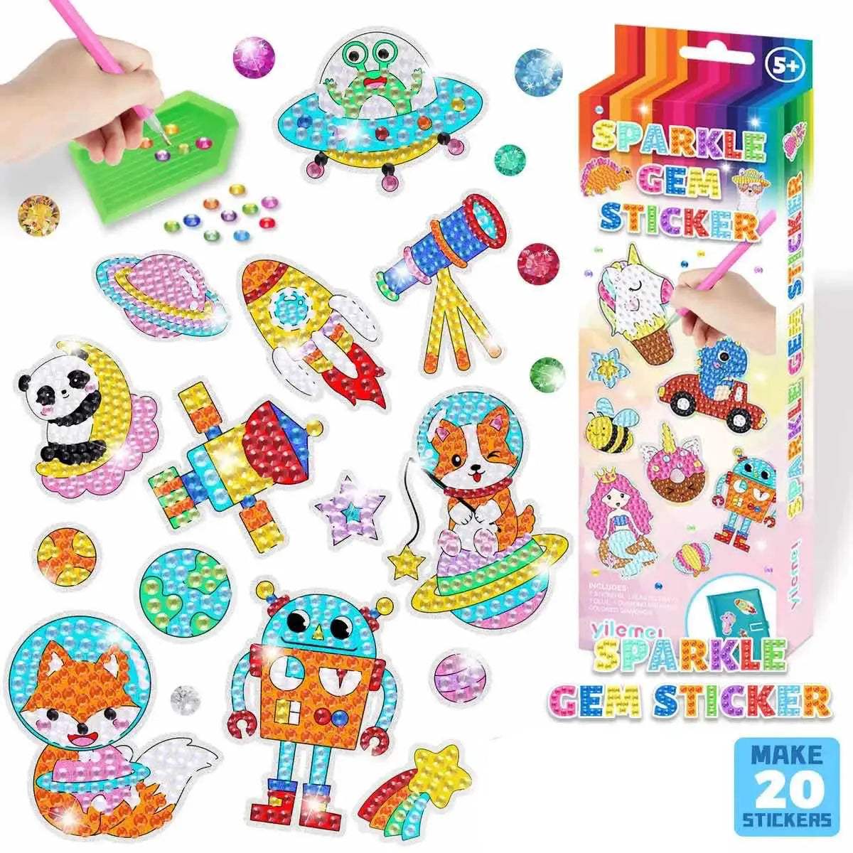 Diamond Painting Kit For Kids Sparkling Creative Art Tools - ToylandEU