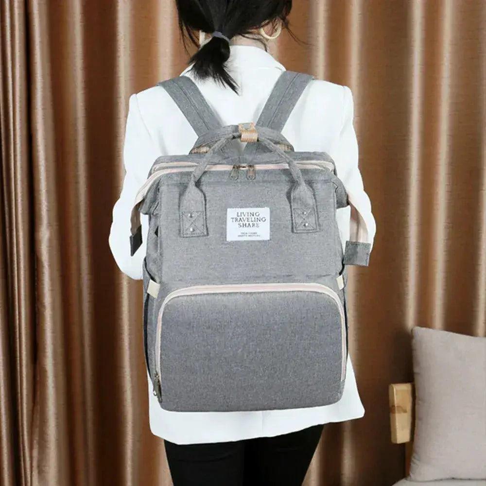  Lightweight Folding Crib Diaper Bag With Large Capacity -  ToylandEU™