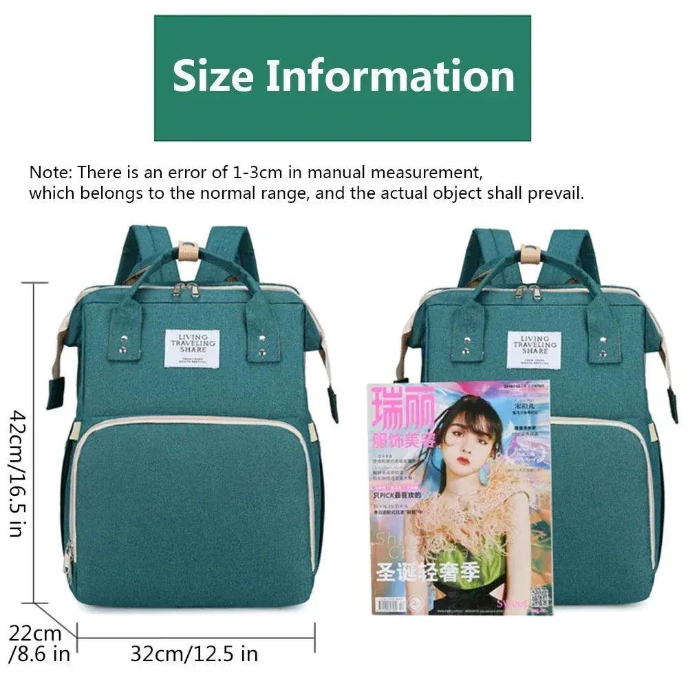  Lightweight Folding Crib Diaper Bag With Large Capacity -  ToylandEU™