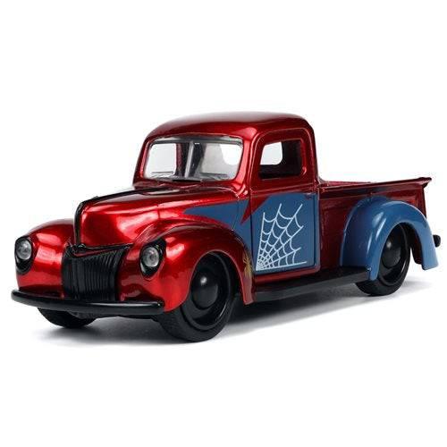 Die Cast 1941 Ford Pickup With Proto Suit SpiderMan Figure - ToylandEU