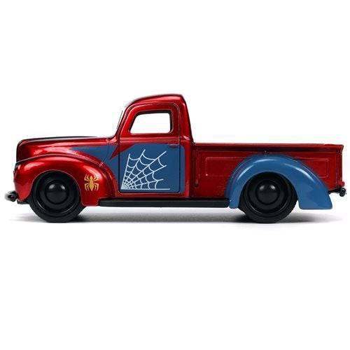 Die Cast 1941 Ford Pickup With Proto Suit SpiderMan Figure - ToylandEU