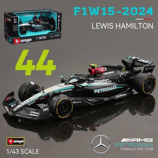 Die Cast Model Car Mercedes F1 W15 2024 Collectible - ToylandEU