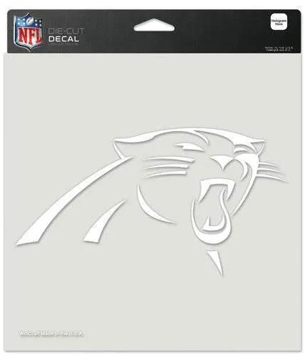  Carolina Panthers Decal 8x8 Die Cut White -  ToylandEU™
