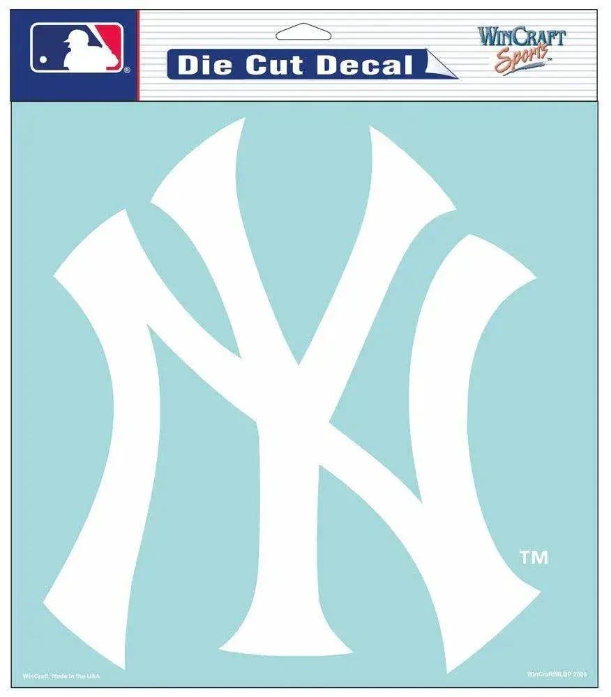  New York Yankees Decal 8x8 Die Cut White -  ToylandEU™