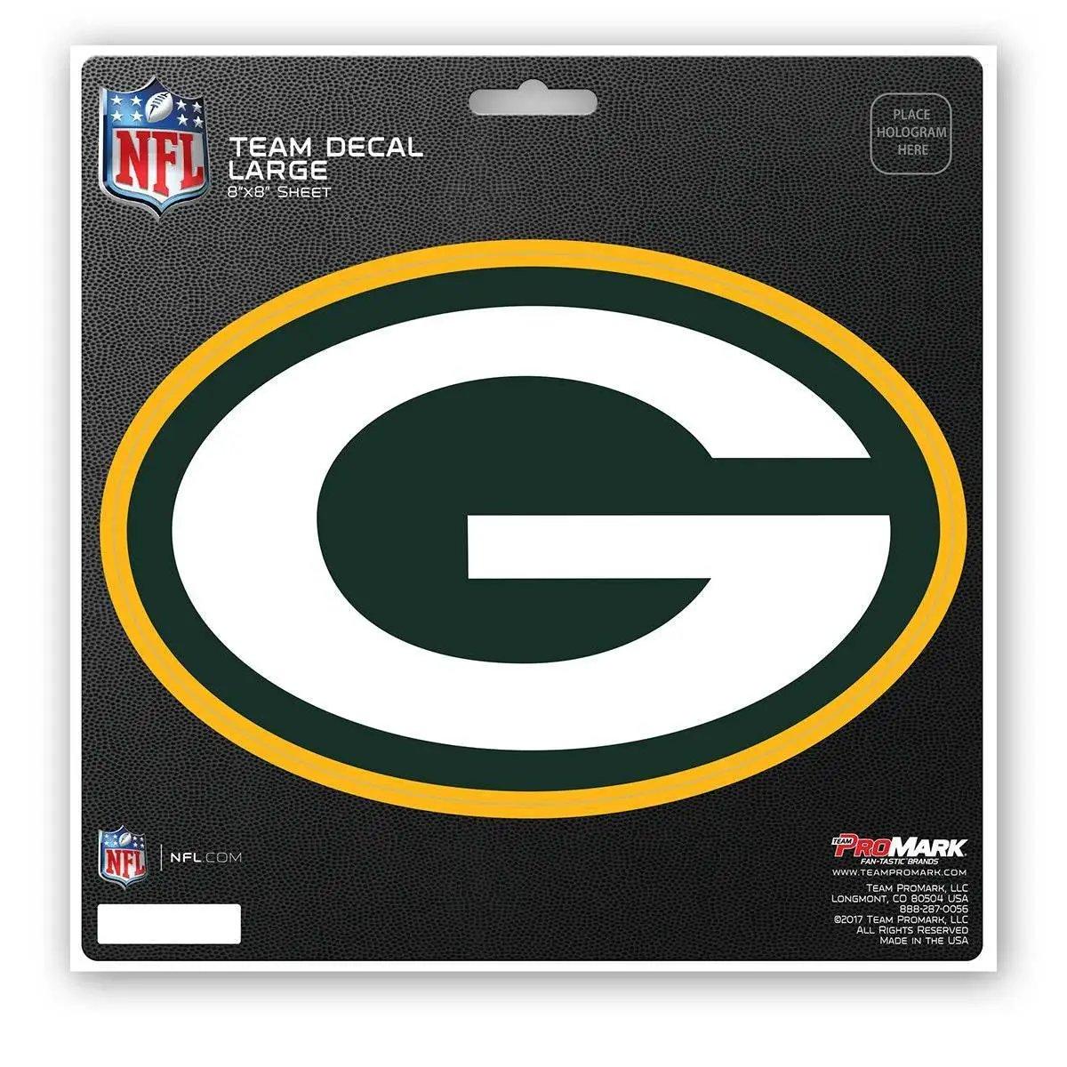  Green Bay Packers Die Cut Decal 8x8 Premium Vinyl Durability -  ToylandEU™