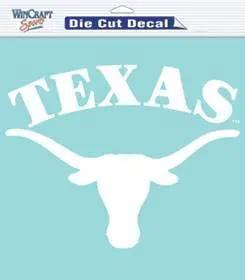  Texas Longhorns Decal 8x8 Die Cut White -  ToylandEU™