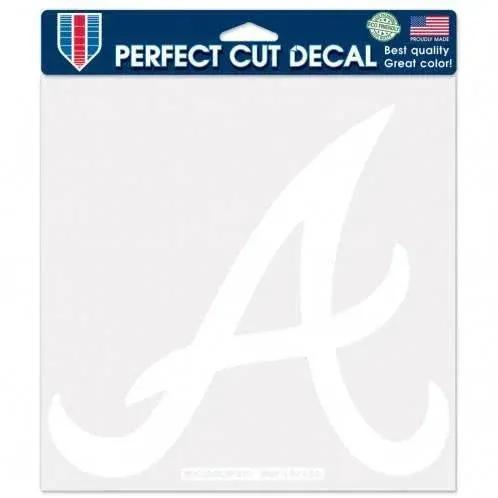  Atlanta Braves Official Die Cut White 8x8 Vinyl Decal A -  ToylandEU™