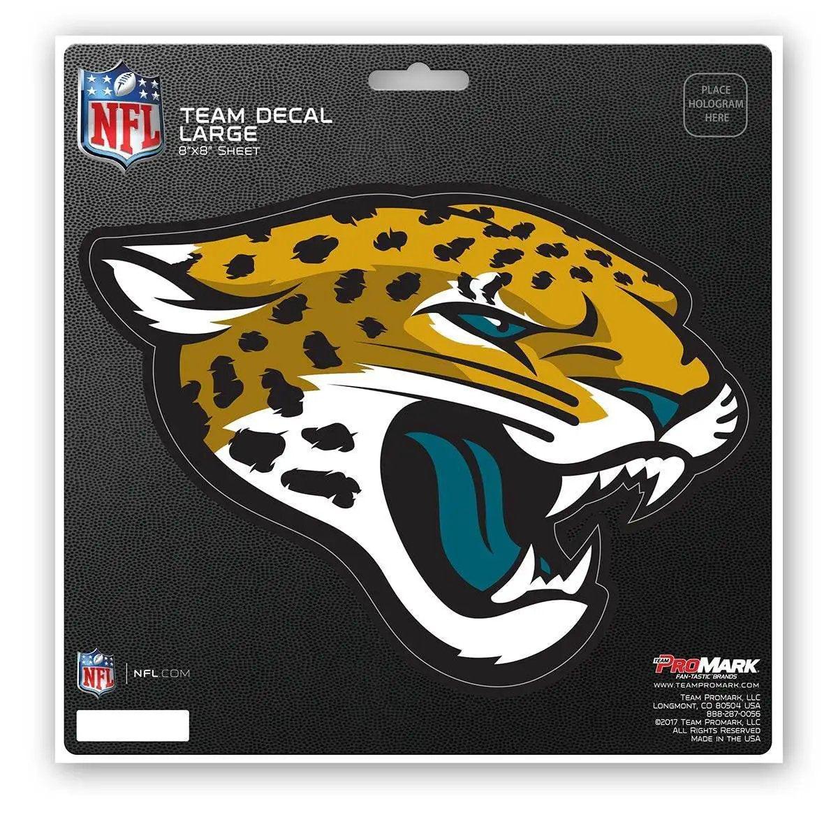  Jacksonville Jaguars Die Cut Vinyl Decal 8x8 UV Resistant -  ToylandEU™