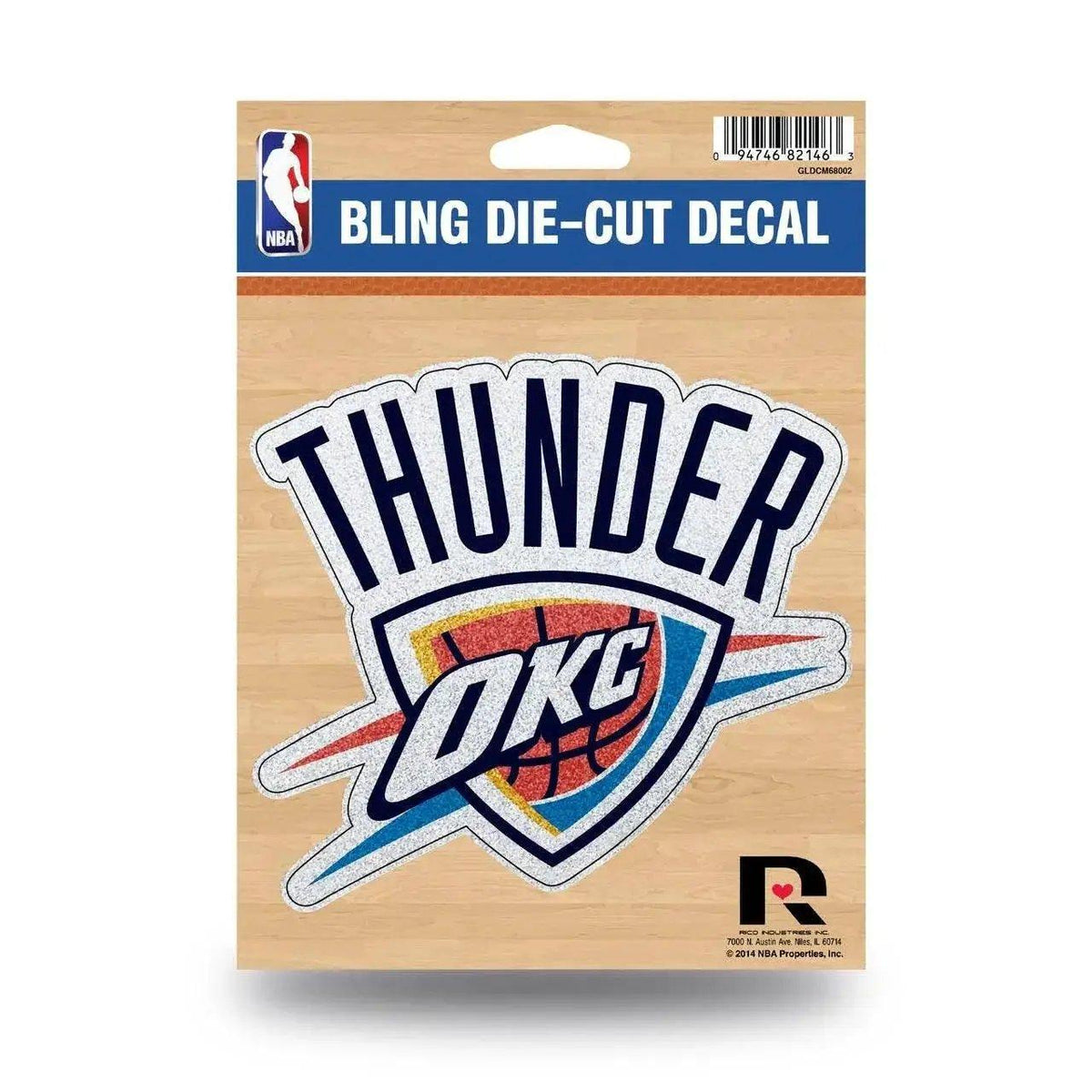  Oklahoma City Thunder 5.5 Inch Die Cut Bling Decal -  ToylandEU™