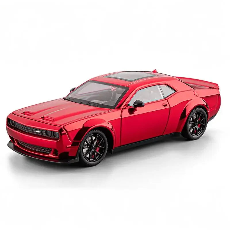 Diecast 1:24 Dodge Challenger SRT Hellcat Redeye with Sound Lights Gift - ToylandEU