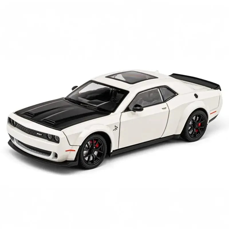 Diecast 1:24 Dodge Challenger SRT Hellcat Redeye with Sound Lights Gift - ToylandEU
