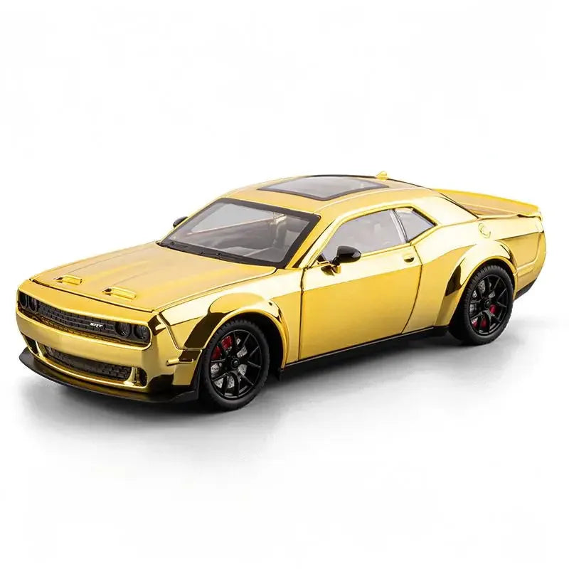 Diecast 1:24 Dodge Challenger SRT Hellcat Redeye with Sound Lights Gift - ToylandEU