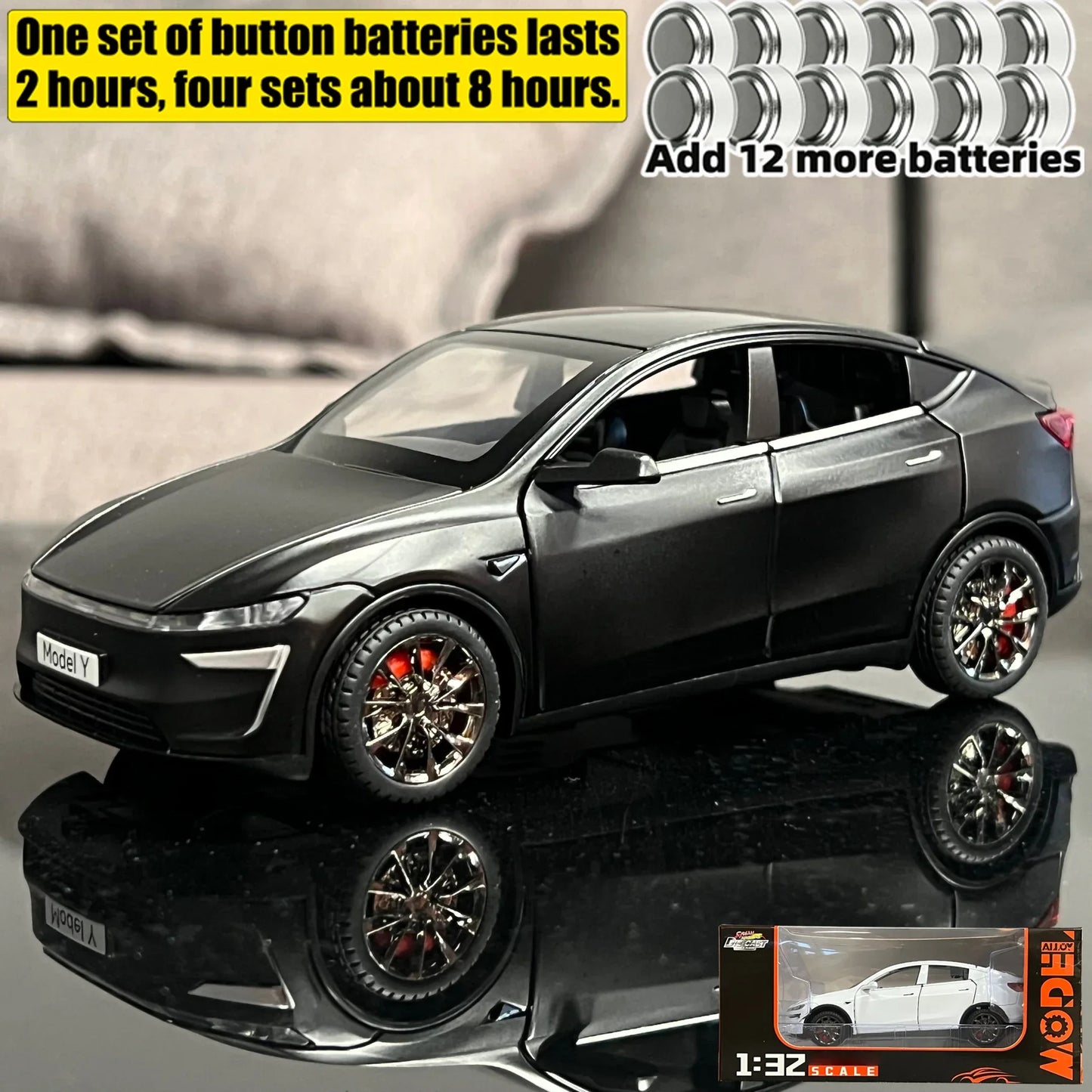 Diecast 1:32 Model Car Sound and Light for Children - ToylandEU