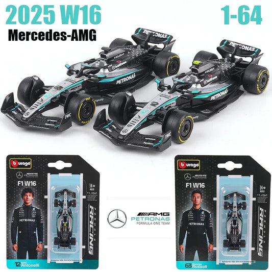 Diecast 1:64 Mercedes AMG F1 W16 Model Car for Collectors - ToylandEU