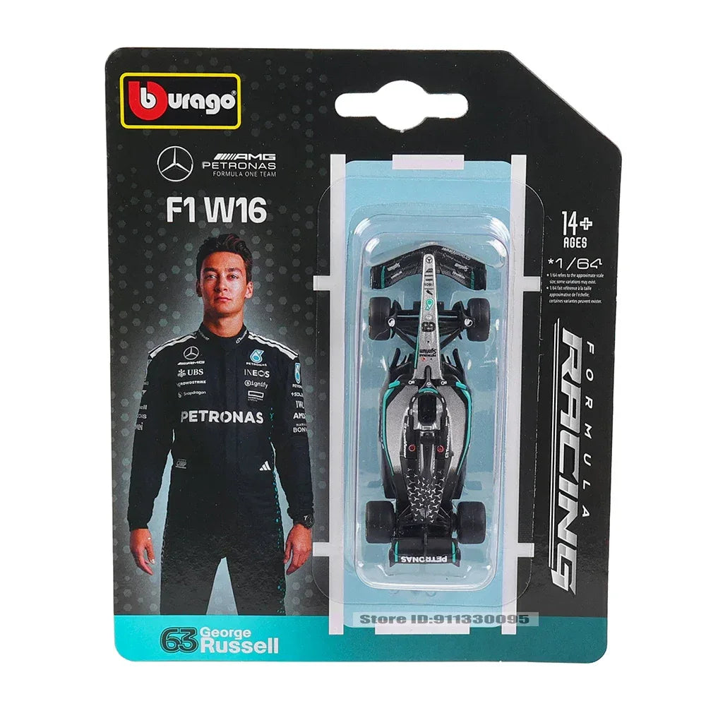 Diecast 1:64 Mercedes AMG F1 W16 Model Car for Collectors - ToylandEU