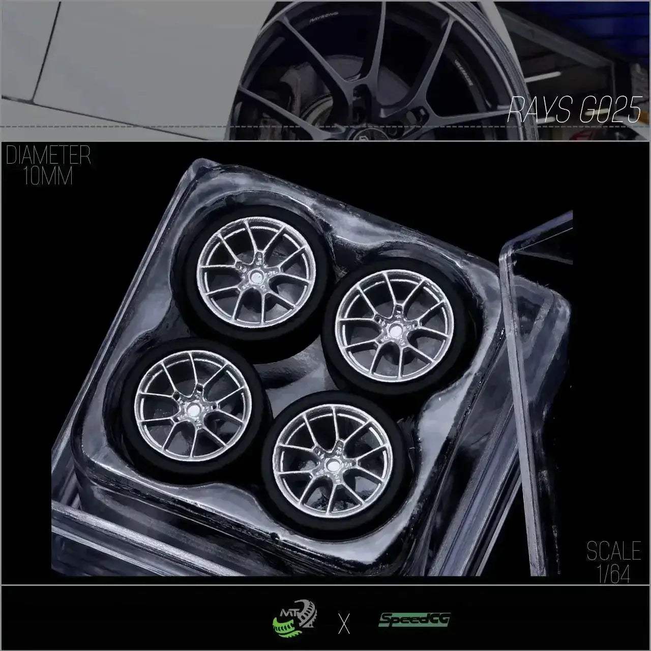 Diecast 1 64 Scale Wheels With Premium Rubber Tires - ToylandEU