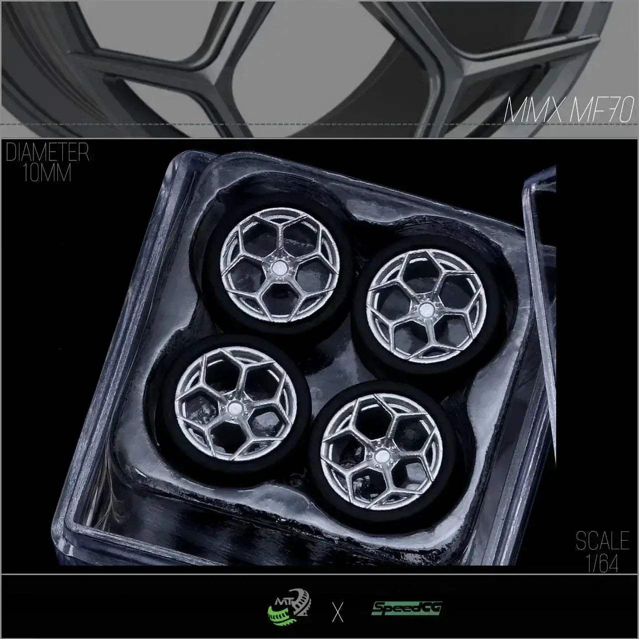 Diecast 1 64 Scale Wheels With Premium Rubber Tires - ToylandEU