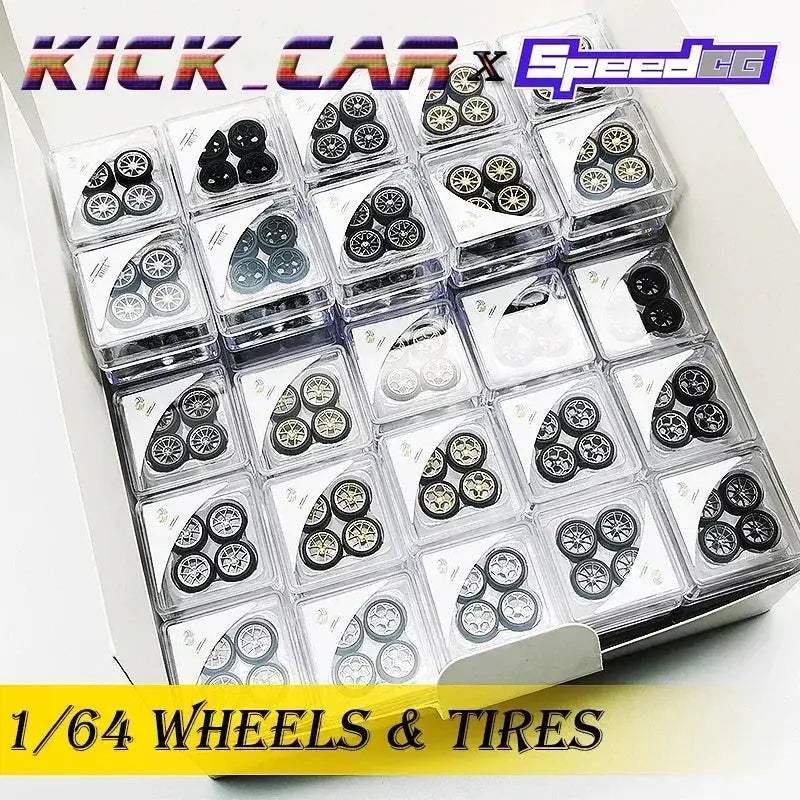 Diecast 1 64 Scale Wheels With Premium Rubber Tires - ToylandEU