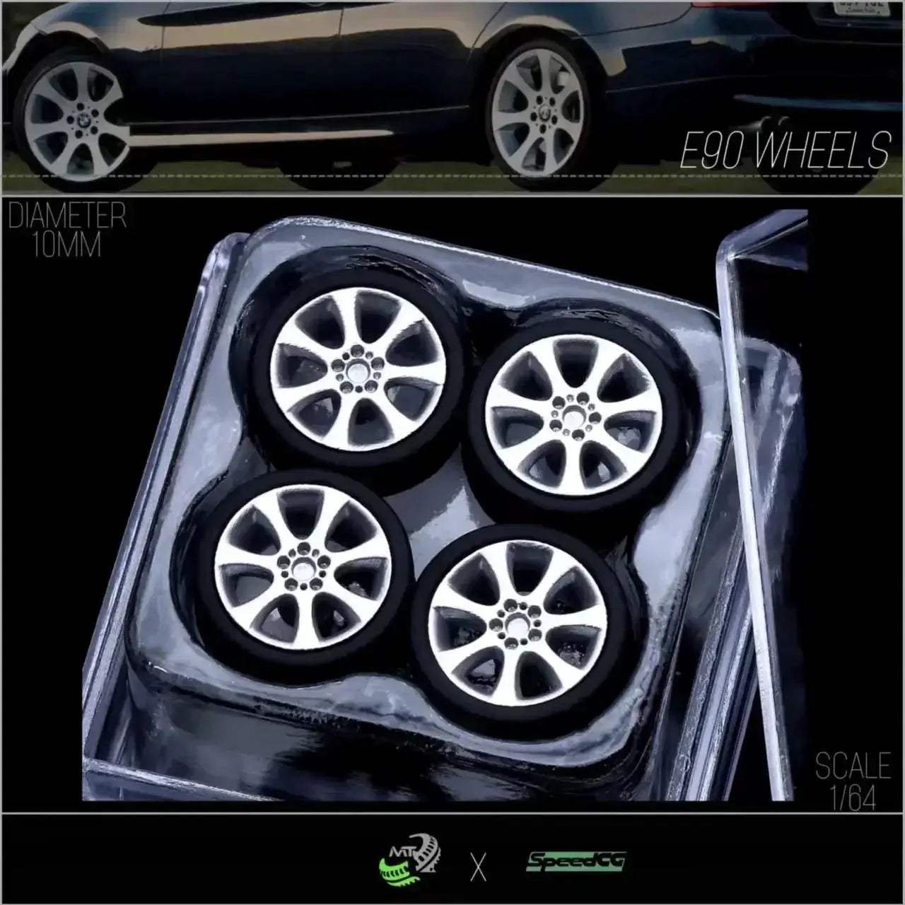 Diecast 1 64 Scale Wheels With Premium Rubber Tires - ToylandEU