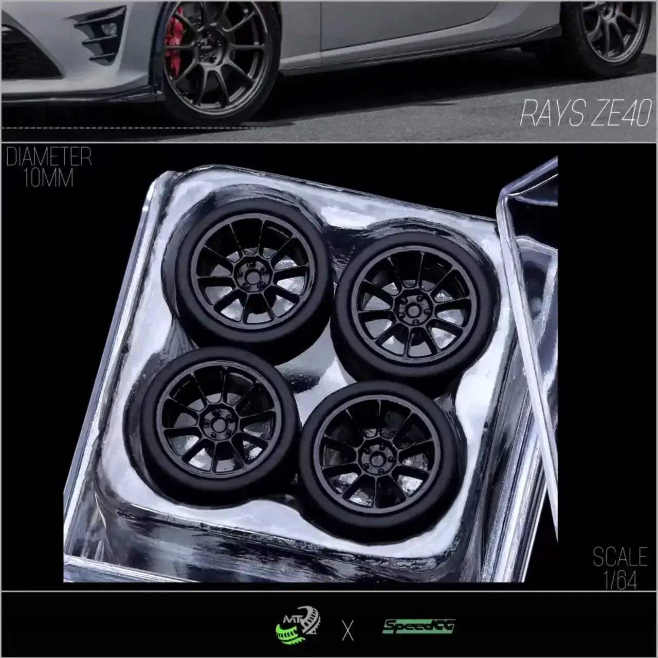 Diecast 1 64 Scale Wheels With Premium Rubber Tires - ToylandEU