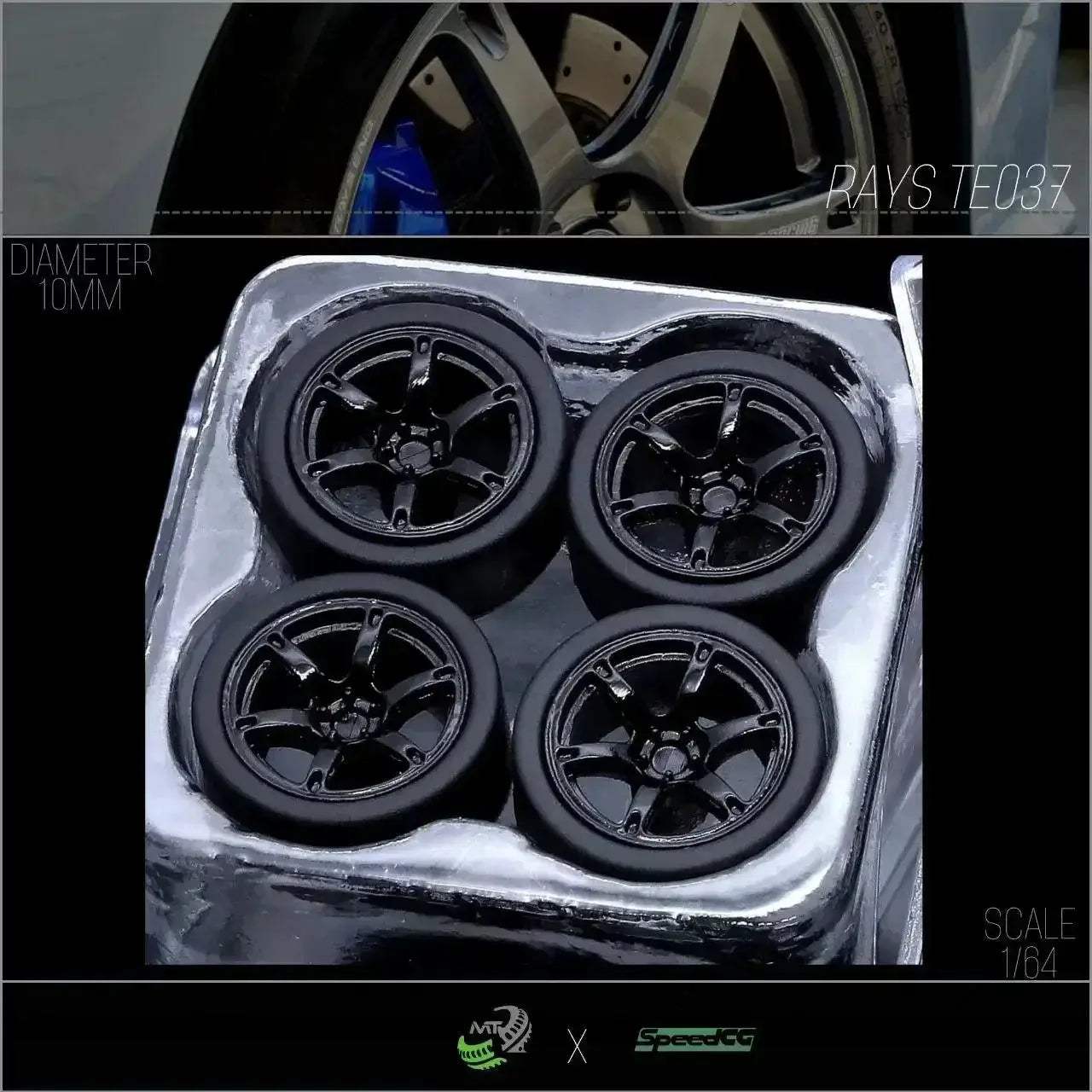 Diecast 1 64 Scale Wheels With Premium Rubber Tires - ToylandEU