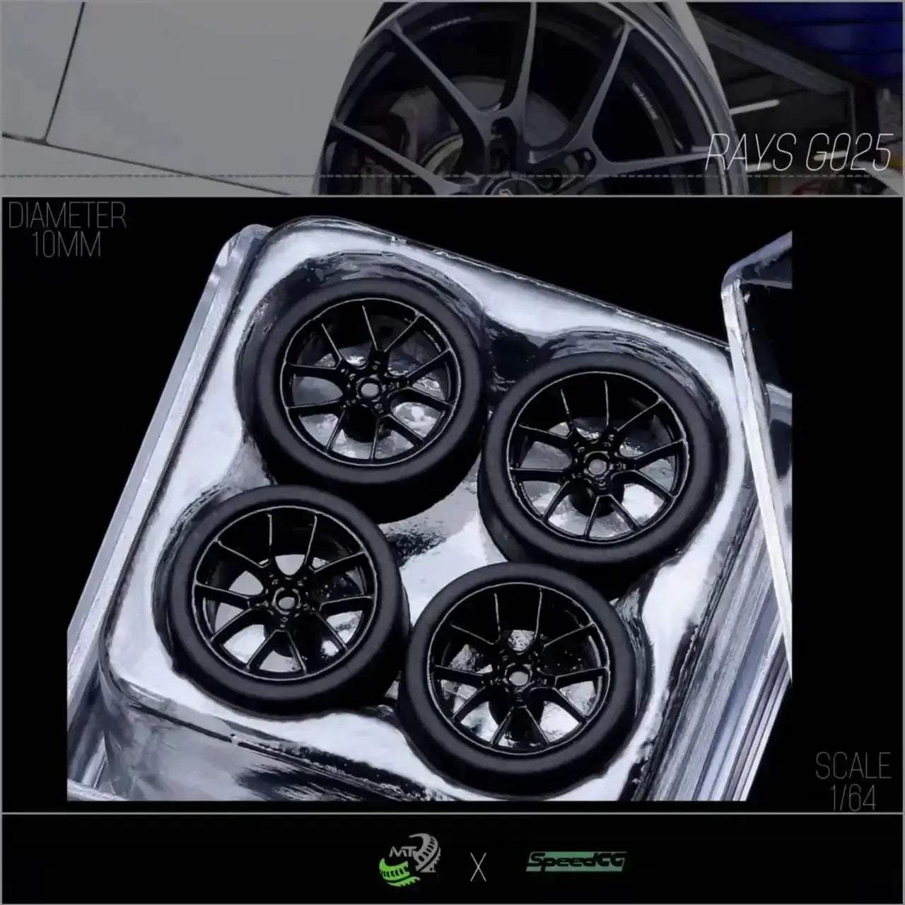 Diecast 1 64 Scale Wheels With Premium Rubber Tires - ToylandEU