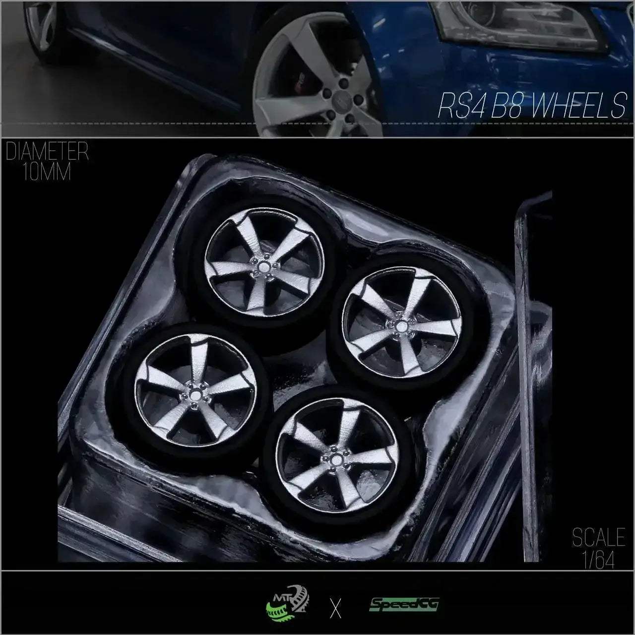 Diecast 1 64 Scale Wheels With Premium Rubber Tires - ToylandEU