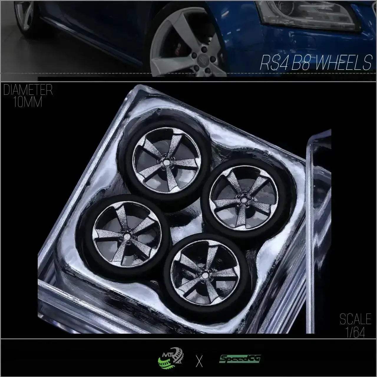 Diecast 1 64 Scale Wheels With Premium Rubber Tires - ToylandEU
