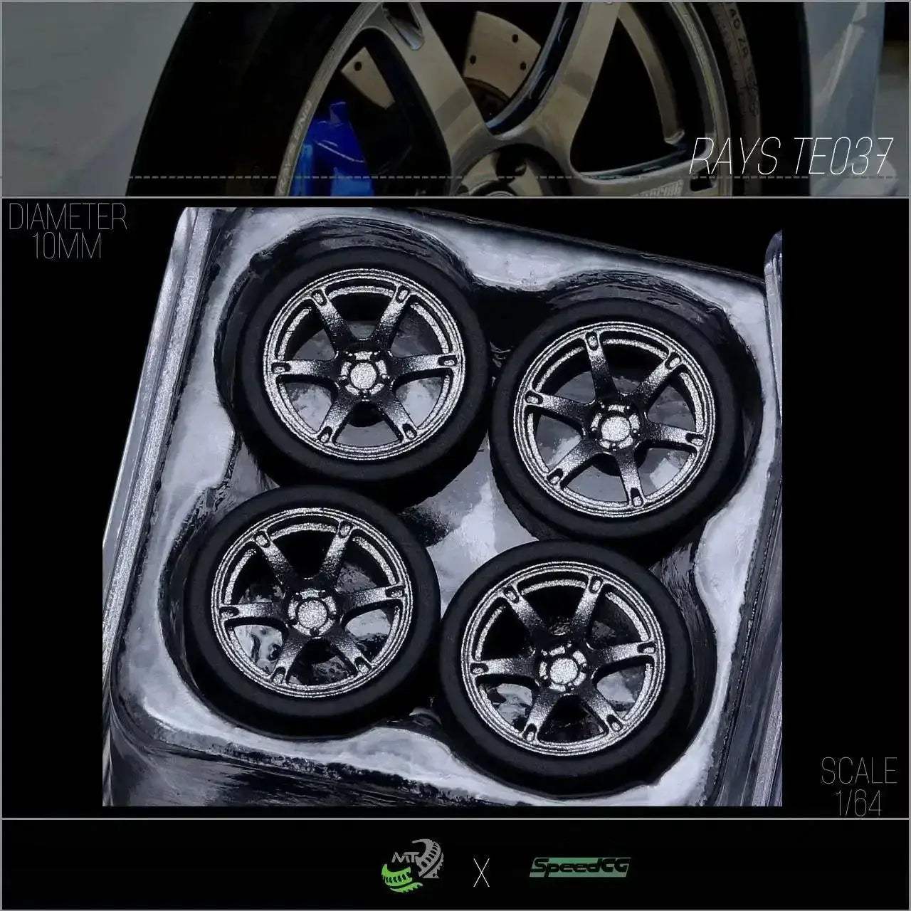 Diecast 1 64 Scale Wheels With Premium Rubber Tires - ToylandEU