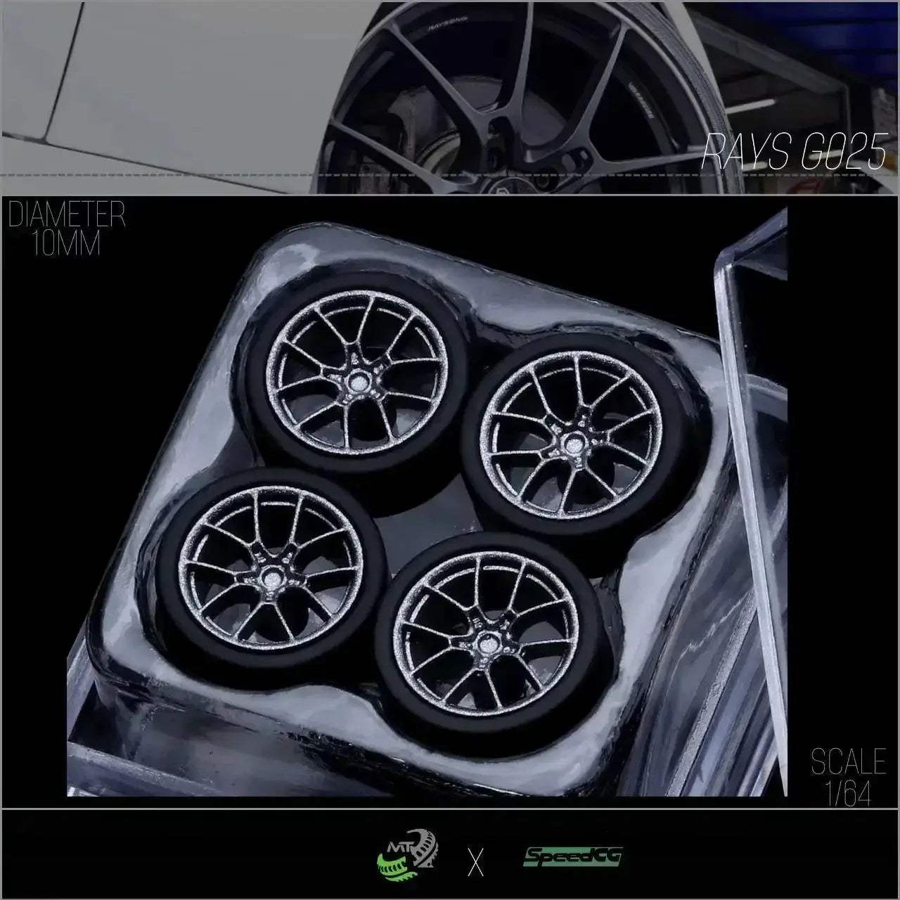 Diecast 1 64 Scale Wheels With Premium Rubber Tires - ToylandEU
