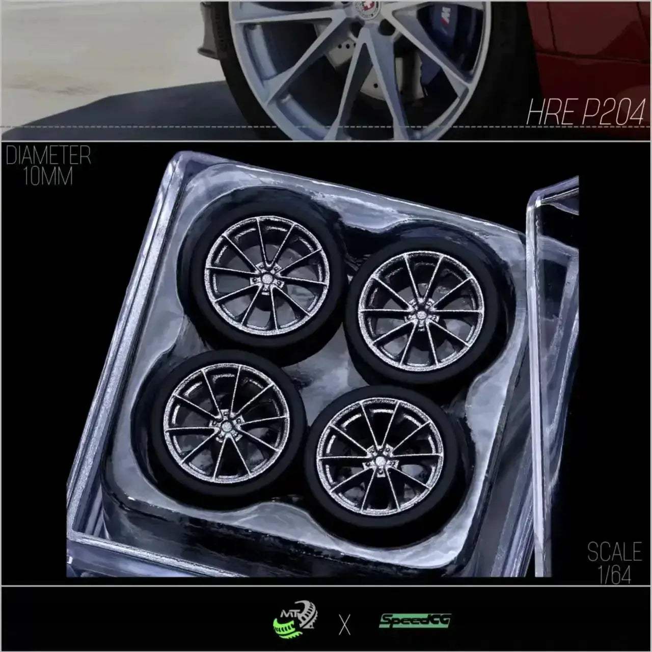 Diecast 1 64 Scale Wheels With Premium Rubber Tires - ToylandEU