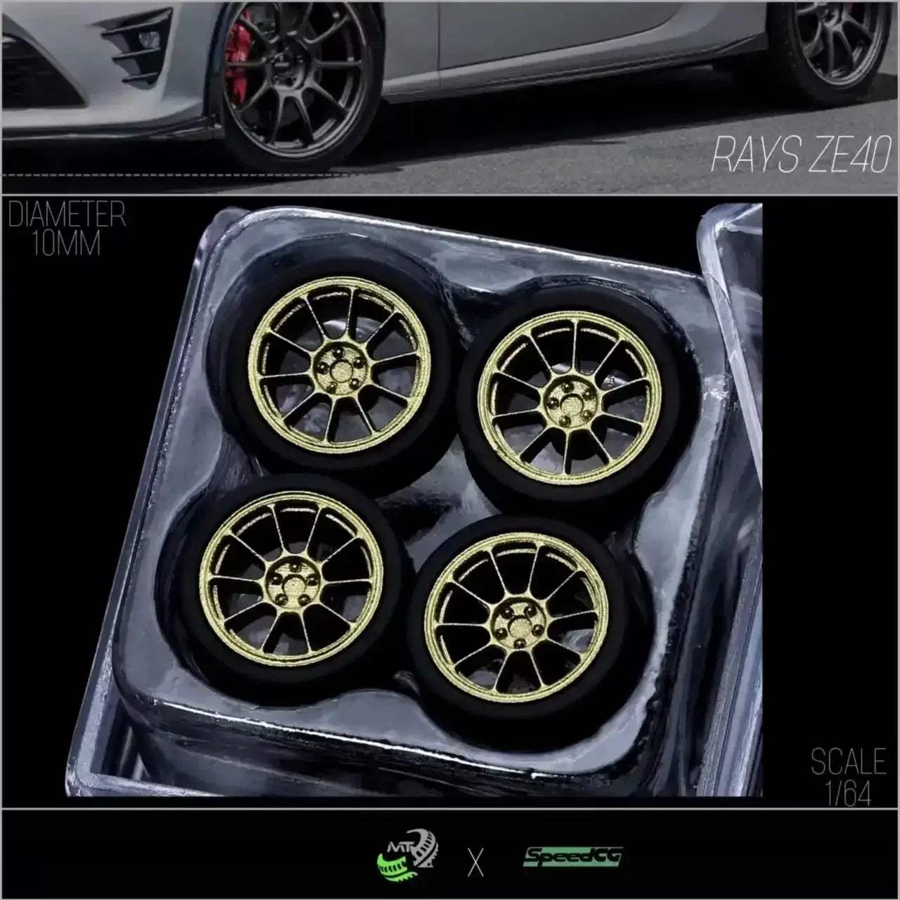 Diecast 1 64 Scale Wheels With Premium Rubber Tires - ToylandEU