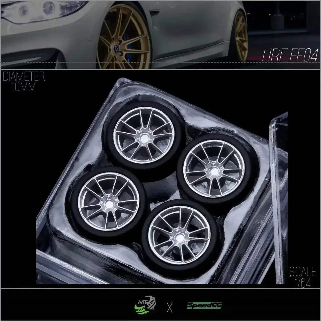 Diecast 1 64 Scale Wheels With Premium Rubber Tires - ToylandEU