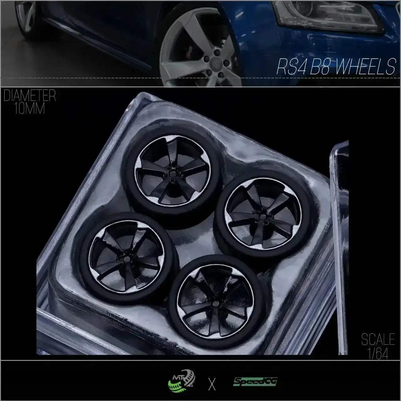 Diecast 1 64 Scale Wheels With Premium Rubber Tires - ToylandEU