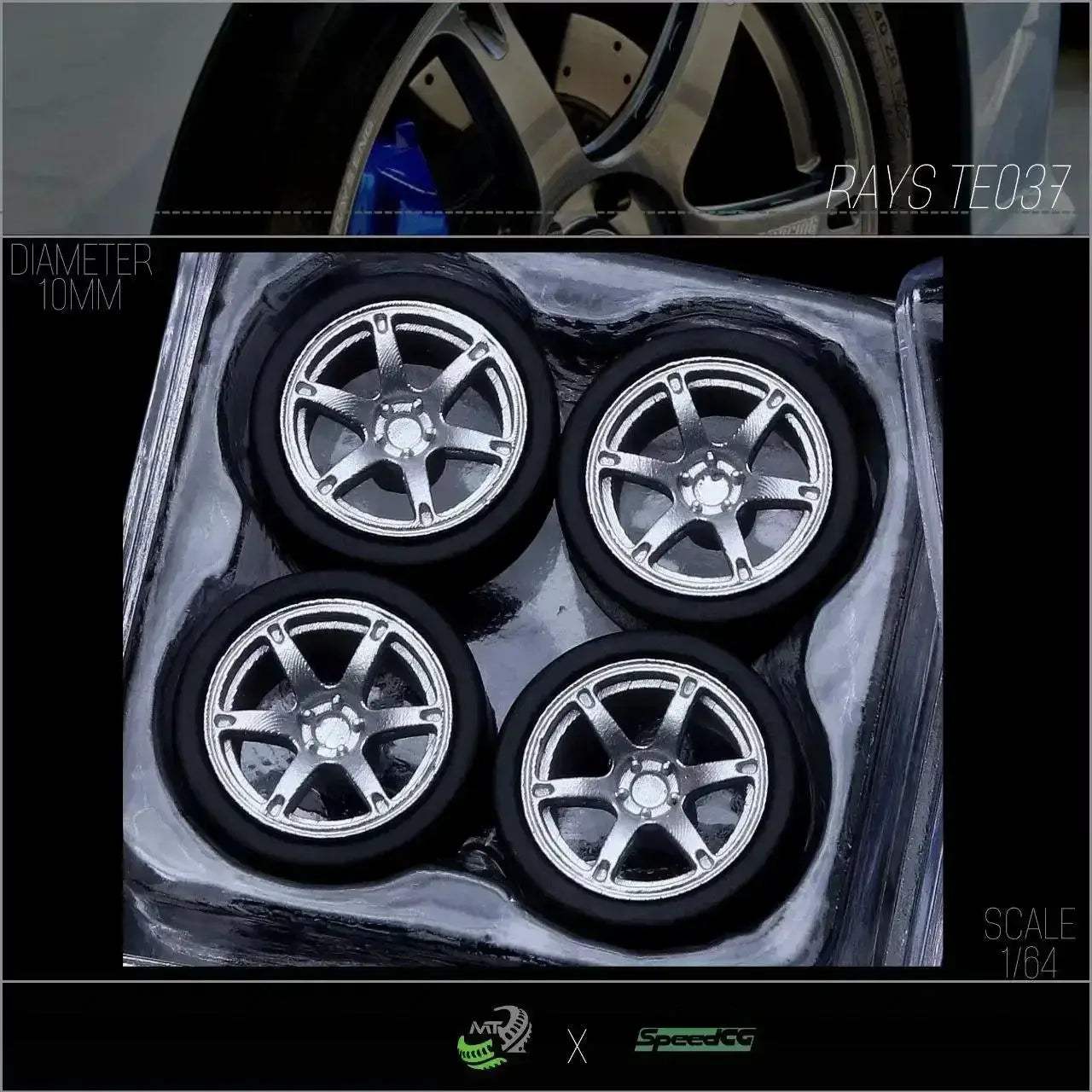 Diecast 1 64 Scale Wheels With Premium Rubber Tires - ToylandEU