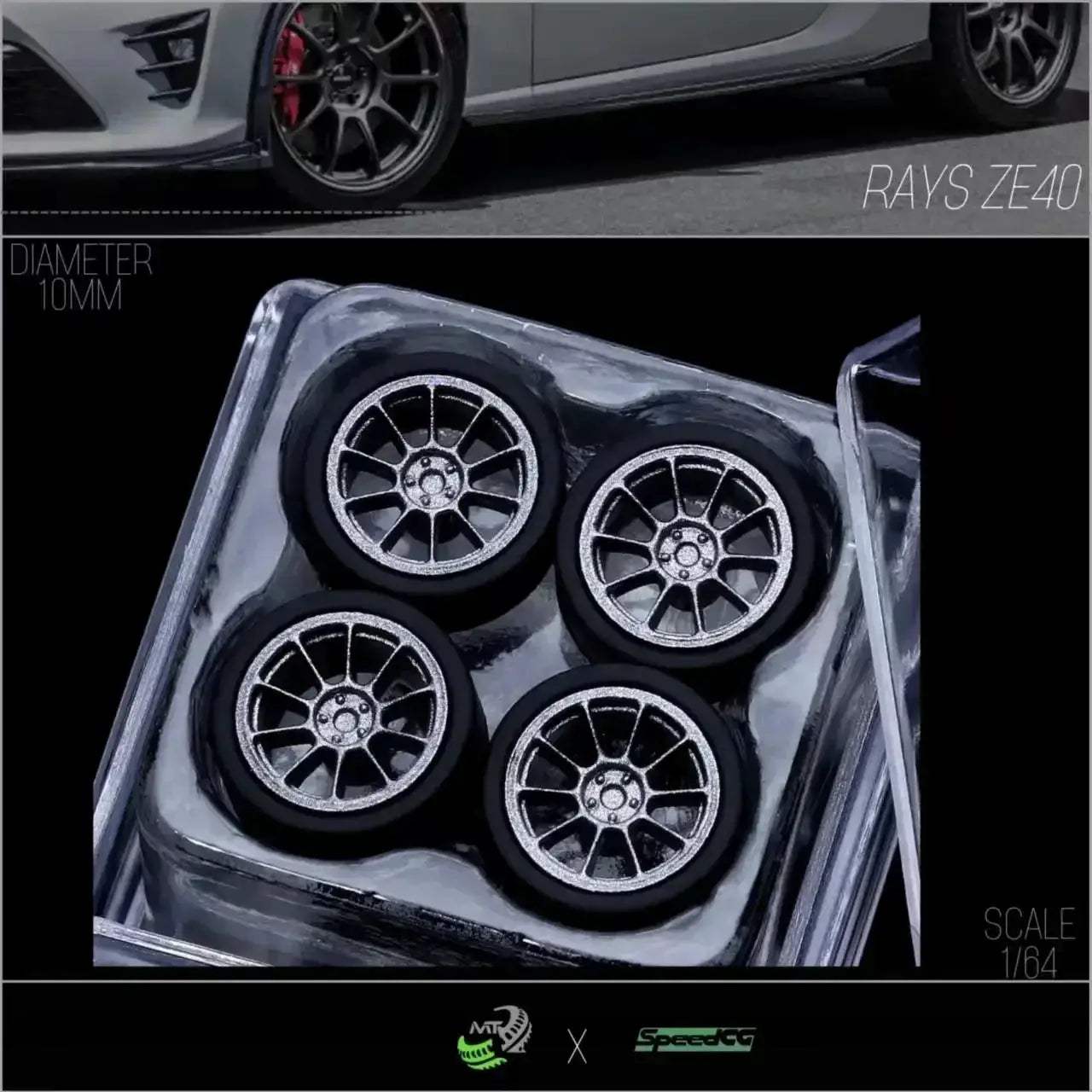 Diecast 1 64 Scale Wheels With Premium Rubber Tires - ToylandEU
