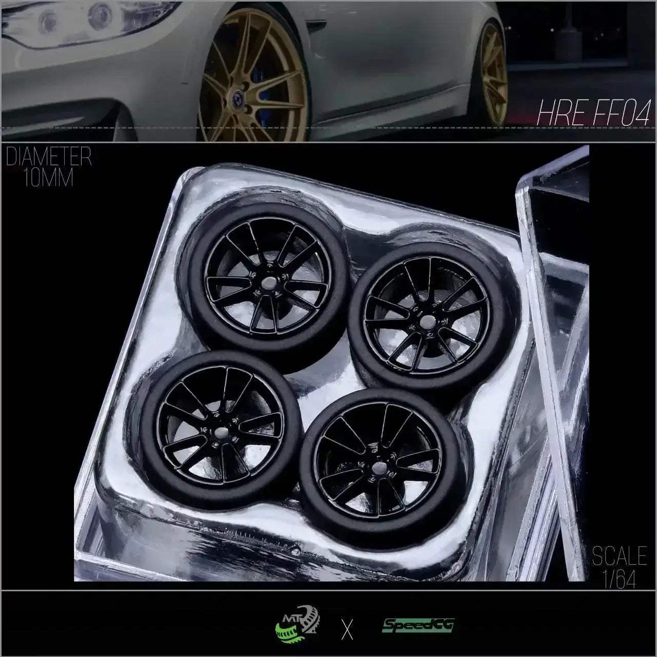 Diecast 1 64 Scale Wheels With Premium Rubber Tires - ToylandEU