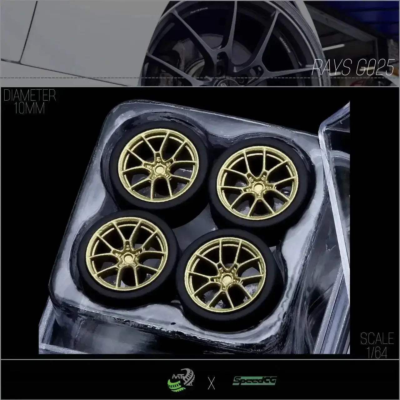 Diecast 1 64 Scale Wheels With Premium Rubber Tires - ToylandEU