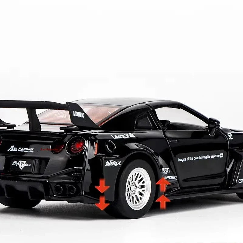 Diecast 1 To 32 Nissan Skyline GTR Sound And Light Model For Collectors - ToylandEU